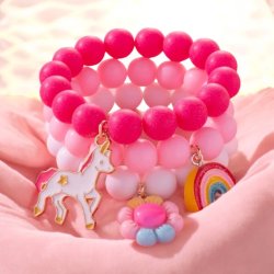 3 sde armbnd med vedhng