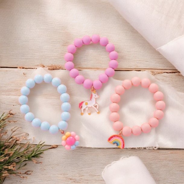 3 sde armbnd med vedhng