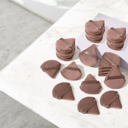 Powder puff - brun 6 stk