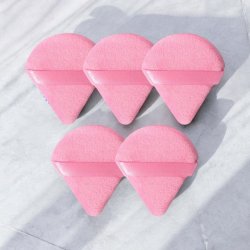 Powder puff - Lyserd 6 stk