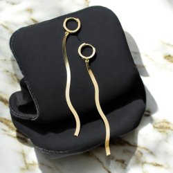 Smukke hngende reringe - Forgyldt