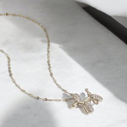 Ballon hund halskde - Slv