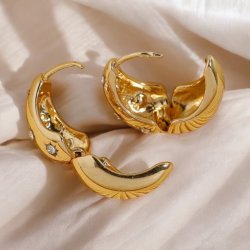 Hoops med zirkonia sten