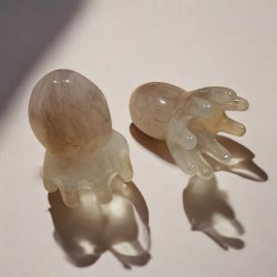 Hovedbundsmassage. Lille blksprutte  - Gr brun