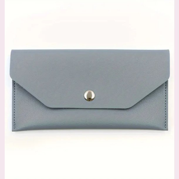 Pung af PU lder, til opbevaring af dine sedler - Gr