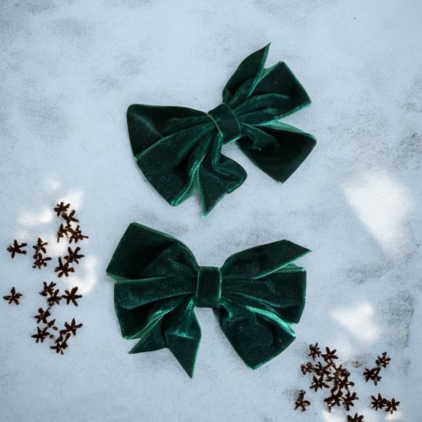 2 stk. grnne velour sljfer 