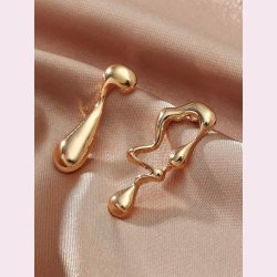 Drbe formet reringe - Forgyldt