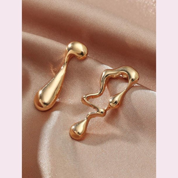 Drbe formet reringe - Forgyldt