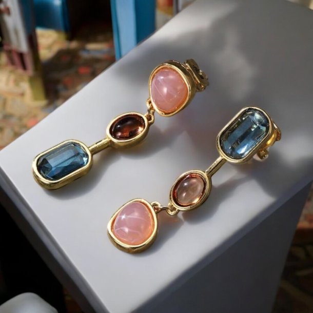 Elegante vintage reringe med clips