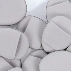 Mini Powder puff - Gr 10 stk.