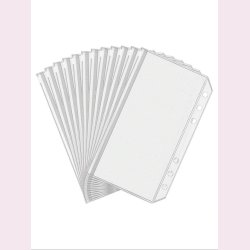 1 stk. A6-st�rrelse Vandt�t PVC-budgetkonvolutter