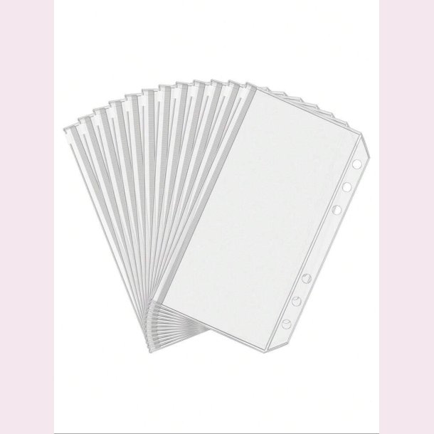 1 stk. A6-st�rrelse Vandt�t PVC-budgetkonvolutter