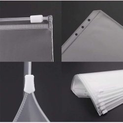 1 stk. A6-st�rrelse Vandt�t PVC-budgetkonvolutter