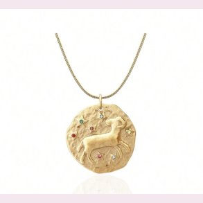 Halskde med stjernetegn  Vdderen