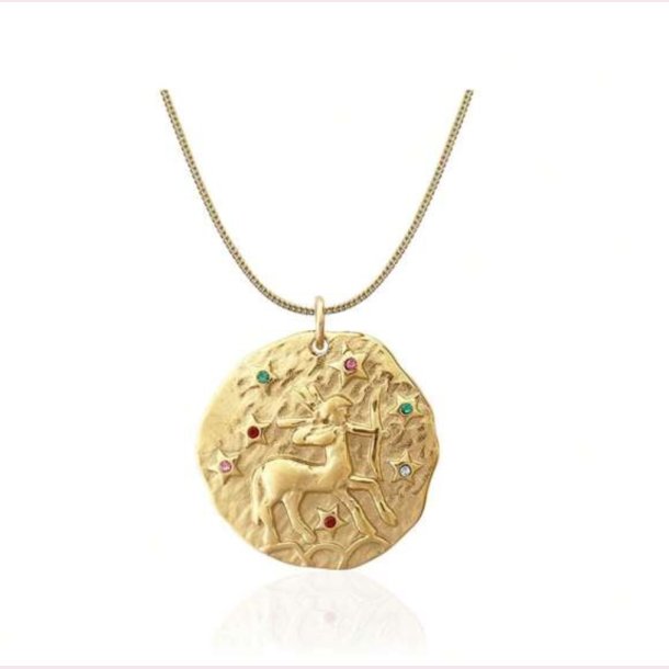 Halskde med stjernetegn  Skytten