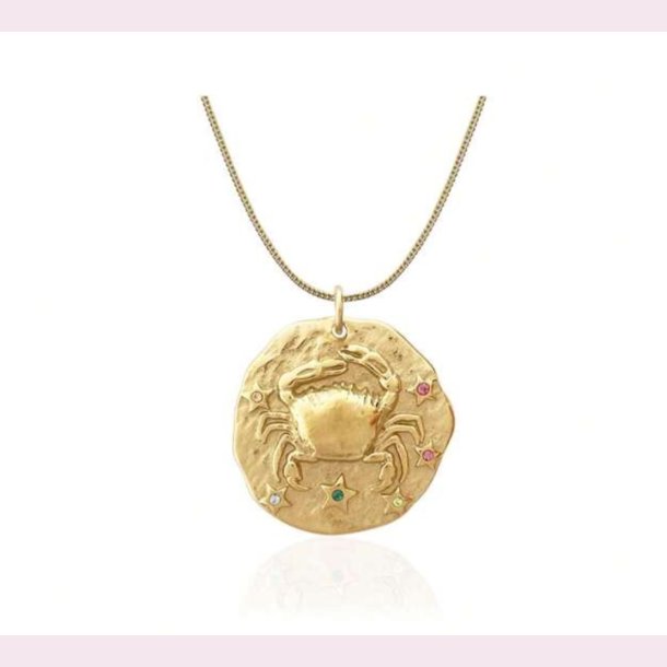 Halskde med stjernetegn  Krebsen