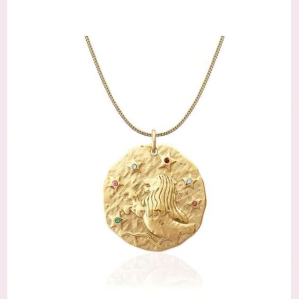 Halskde med stjernetegn  Lven