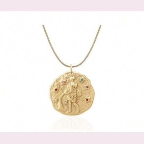 Halskde med stjernetegn  Vandmanden