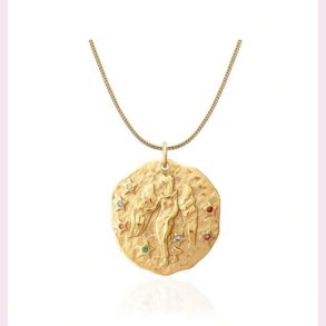 Halskde med stjernetegn  Jomfruen