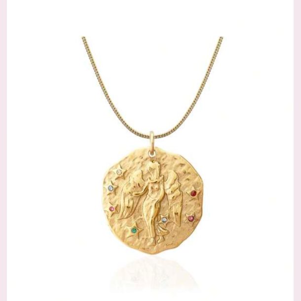 Halskde med stjernetegn  Jomfruen