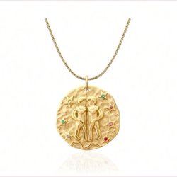 Halskde med stjernetegn  Tvilling