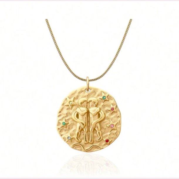 Halskde med stjernetegn  Tvilling