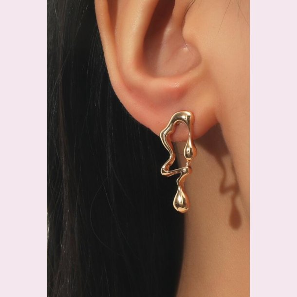 Drbe formet reringe - Forgyldt