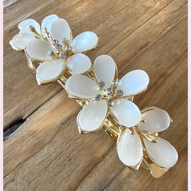 Patentsp�nde med smukke perler og blomster 