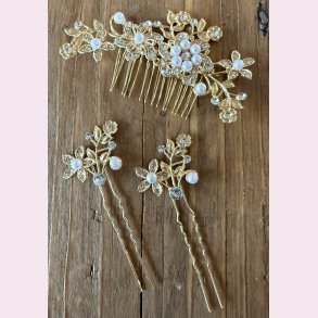 H�rsmykkes�t med kam og h�rn�le