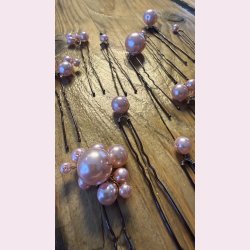 Perleh�rn�le � s�t med 12 stk - Lyser�d