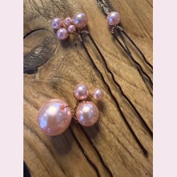 Perleh�rn�le � s�t med 12 stk - Lyser�d