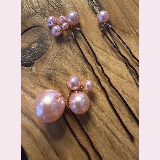 Perleh�rn�le � s�t med 12 stk - Lyser�d