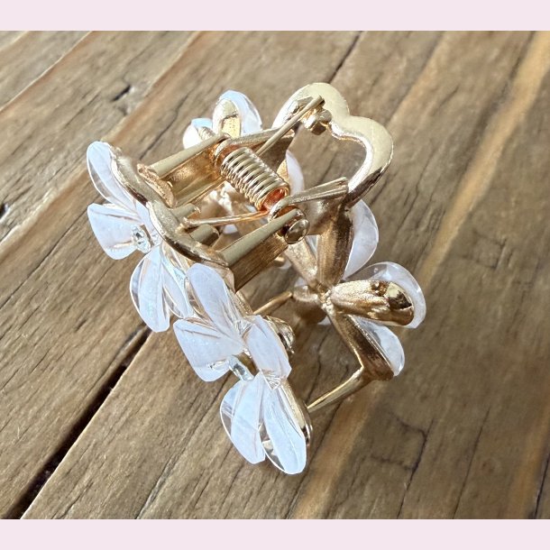 Lille h�rsp�nde � Hvide blomster