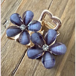 Lille h�rsp�nde � M�rke lilla blomster