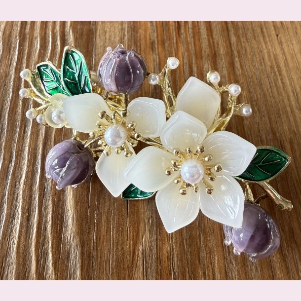 Patentsp�nde med blomster og perler�