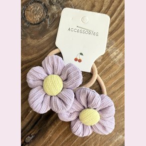 2 stk. Blomster hrelastikker 