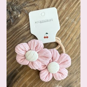 2 stk. Blomster hrelastikker 