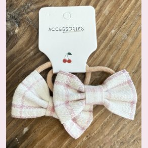 2 stk. Sde sljfe hrelastikker - Lyserd tern