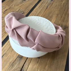 Hrbjle i lkkert bldt stof - Lyserd