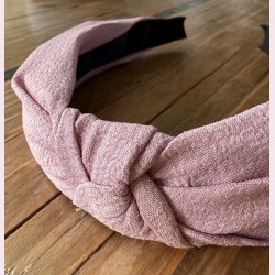 Hrbjle i lkkert bldt stof - Lyserd 