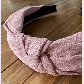 Hrbjle i lkkert bldt stof - Lyserd 