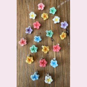 20 stk. Sde blomster hrspnder