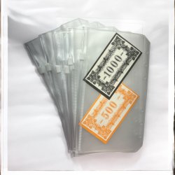 A6 Cash Stuffing binder - Hvid