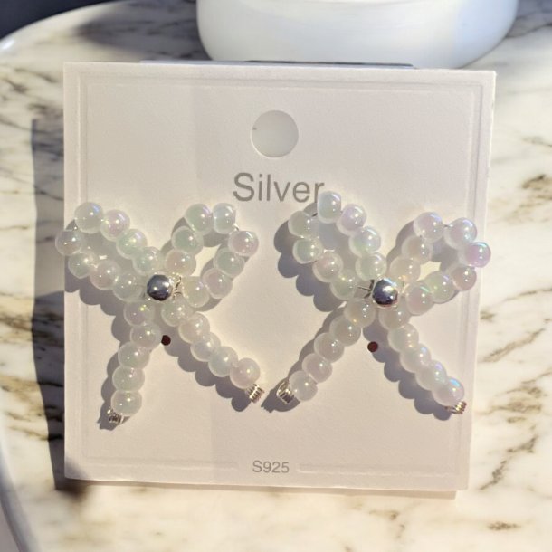 925 Sterling Slv - Hvide perle reringe