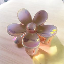 Smuk blomster hrklemme - Lyserd