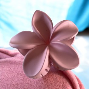 Smuk blomster hrklemme - Mat Lilla