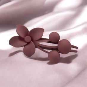 Hrspnde med blomst og grene - Mat Lilla