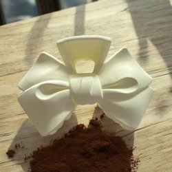 Sljfe hrklemme - Creme hvid