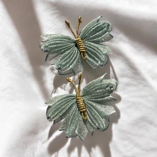 Hrspnder med de sdeste sommerfugle - Grn