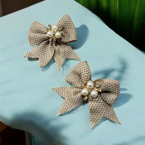 2 stk hrklemmer - Latte